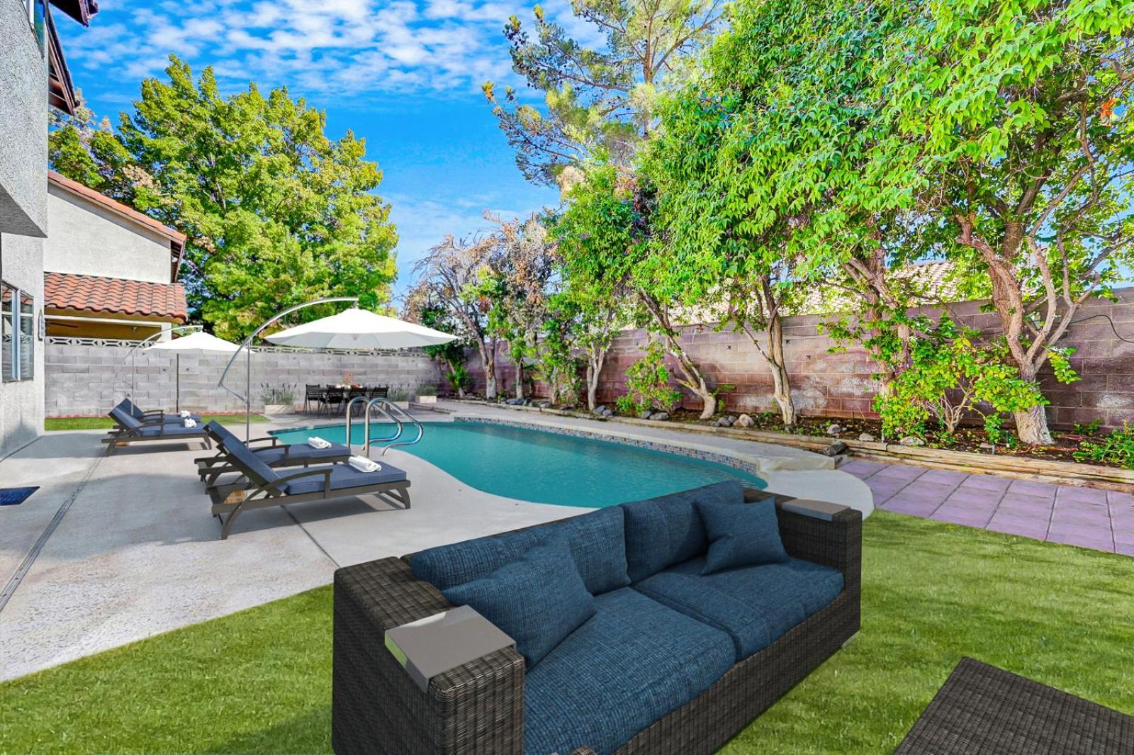 Bright Fun Spacious Home With Pool Las Vegas Kültér fotó